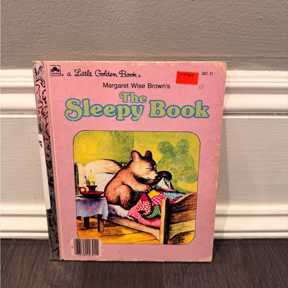 VINTAGE 1975 Little Golden Books The Sleepy Book Hardcover Kids